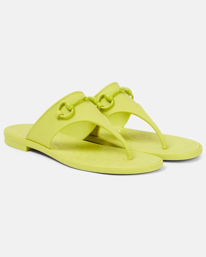 Gucci Sandali infradito Horsebit Verde