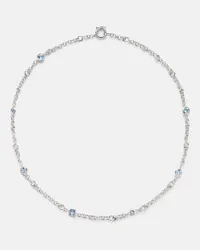 Spinelli Kilcollin Collana Gravity Estrella in argento sterling con acquamarina Argento