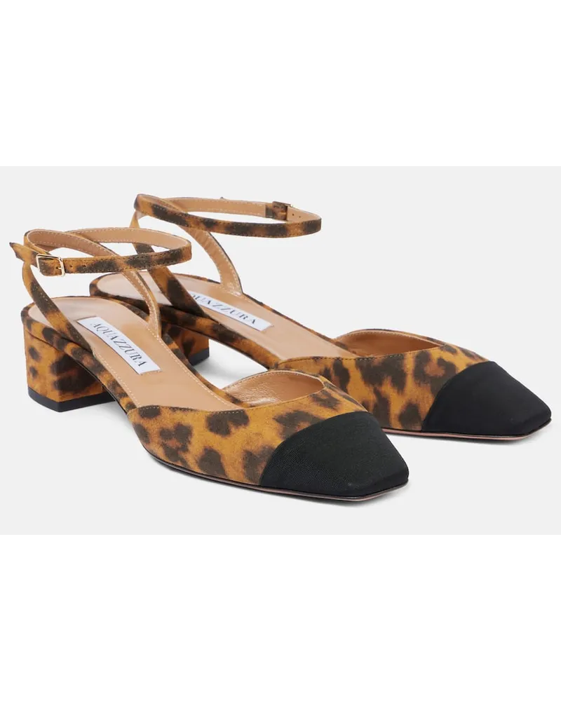 Aquazzura Pumps French Flirt 35 in suede Marrone