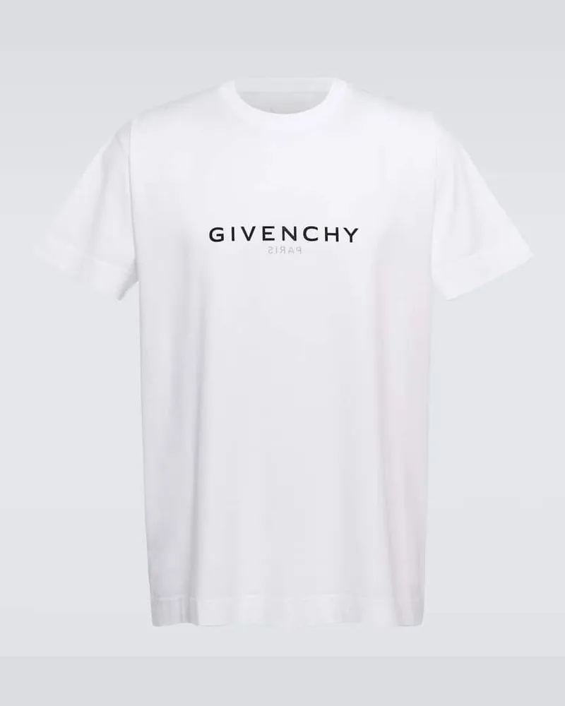 Givenchy T-shirt in cotone con logo Bianco