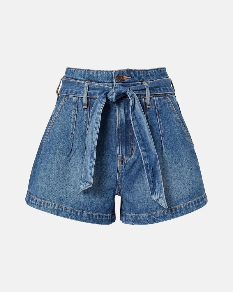 Veronica Beard Shorts Jaylen in denim Blu