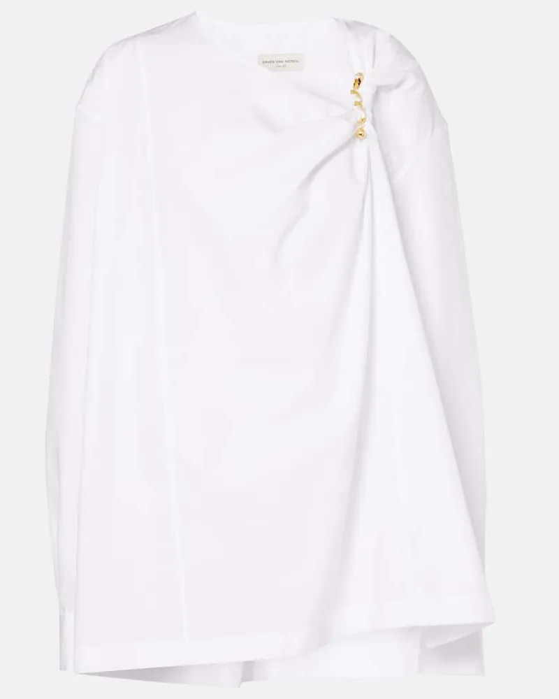 Dries van Noten Top in cotone Bianco