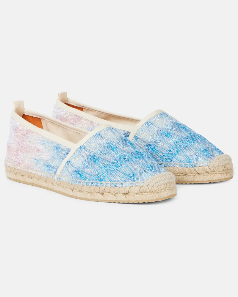 Missoni Espadrillas Elle Wave Blu