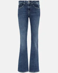 Adriano Goldschmied Jeans bootcut Sophie a vita media Blu