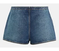 Alaïa Alaïa Shorts di jeans Blu