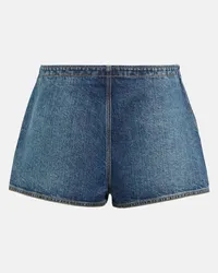 Alaïa Alaïa Shorts di jeans Blu