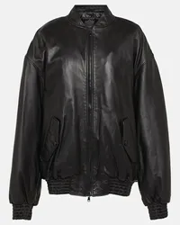 WARDROBE.NYC Bomber in pelle Nero