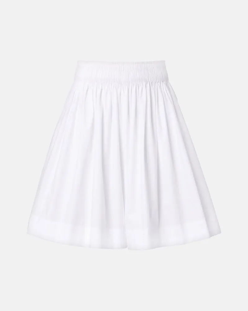 Joseph Shorts Aissa in popeline di cotone Bianco