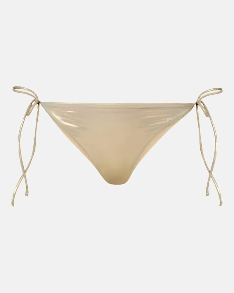JADE SWIM Slip bikini Ties Oro