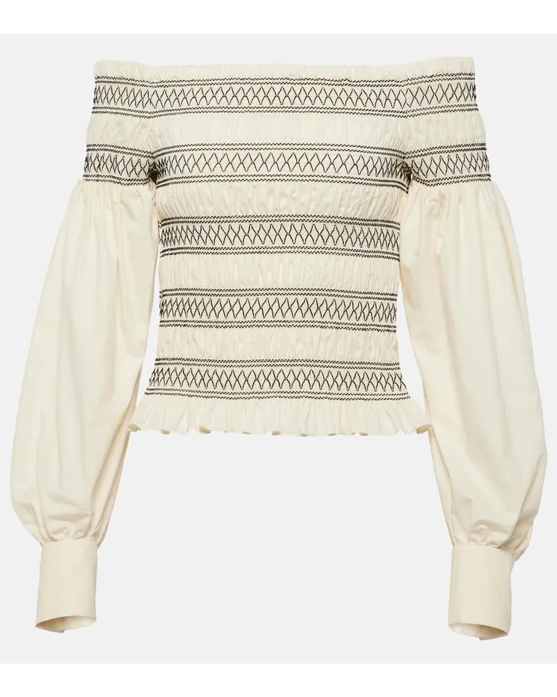 Max Mara Top Walk in cotone a righe Multicolore