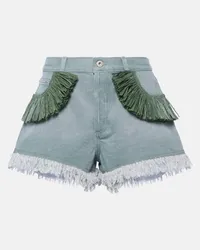 Loewe Paula's Ibiza - Shorts di jeans Blu