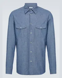 Loro Piana Camicia di jeans Thomas Blu