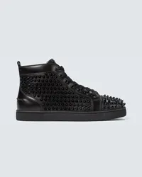 Christian Louboutin Sneakers Louis Spikes Nero