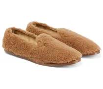 Slippers in cammello