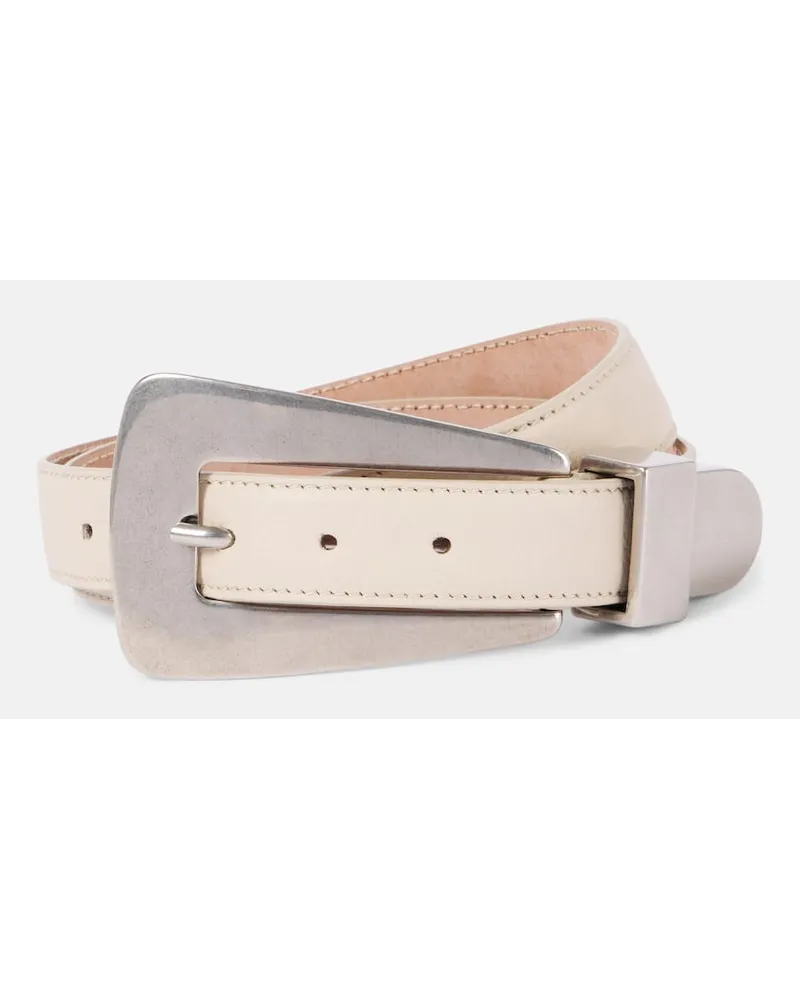 KHAITE Cintura Lucca in pelle Bianco