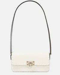 Valentino Garavani Borsa a tracolla Rockstud Small in pelle Bianco