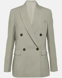 Brunello Cucinelli Blazer doppiopetto Verde