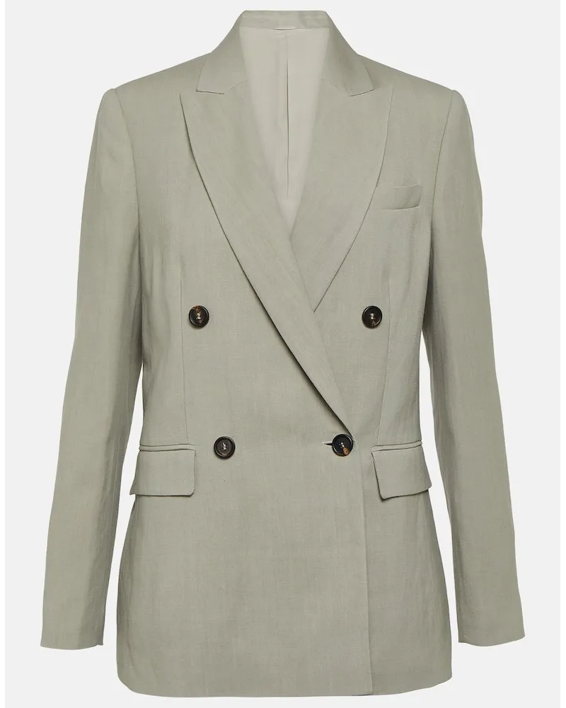 Brunello Cucinelli Blazer doppiopetto Verde