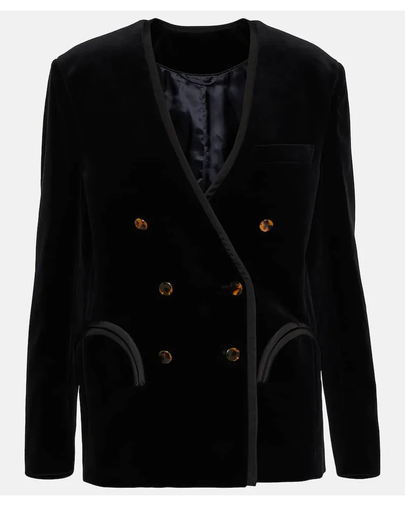 Blazé Milano BlazÃ© Milano Blazer doppiopetto Jealousy in cotone Nero