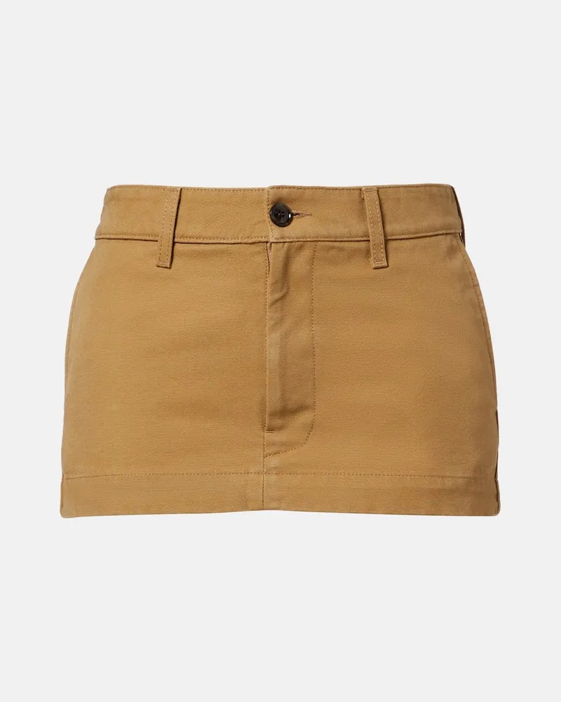 Balenciaga Minigonna in cotone Beige