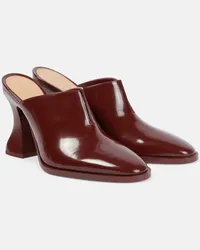 Bottega Veneta Mules Cha-Cha in vernice Rosso