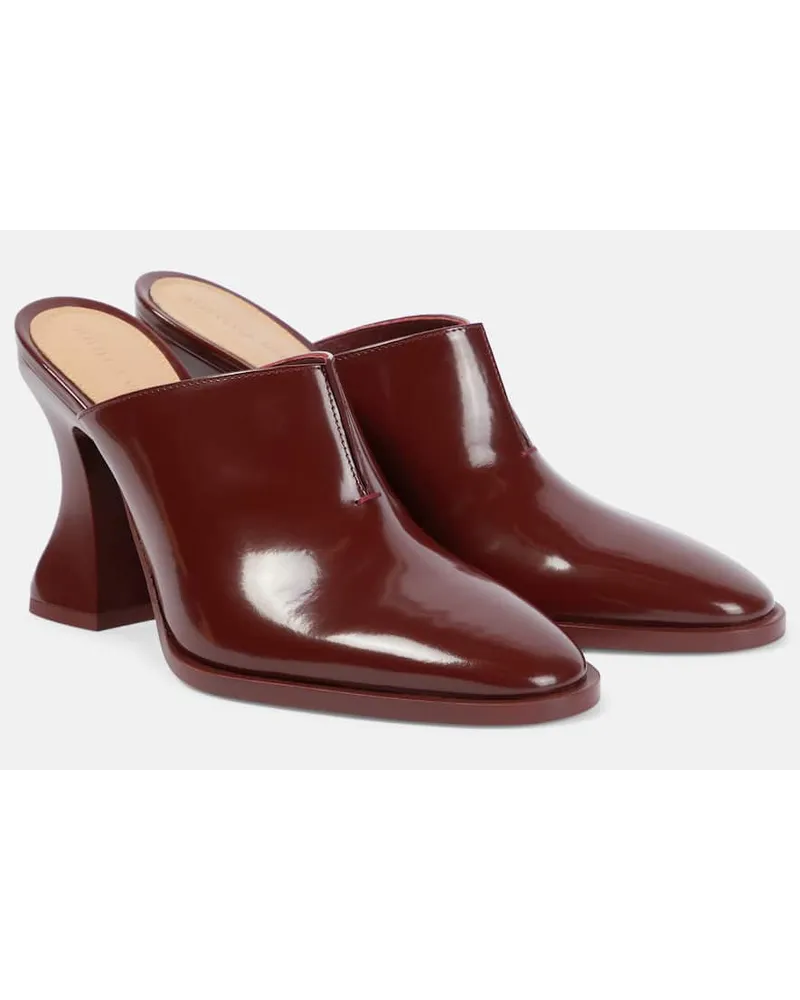 Bottega Veneta Mules Cha-Cha in vernice Rosso