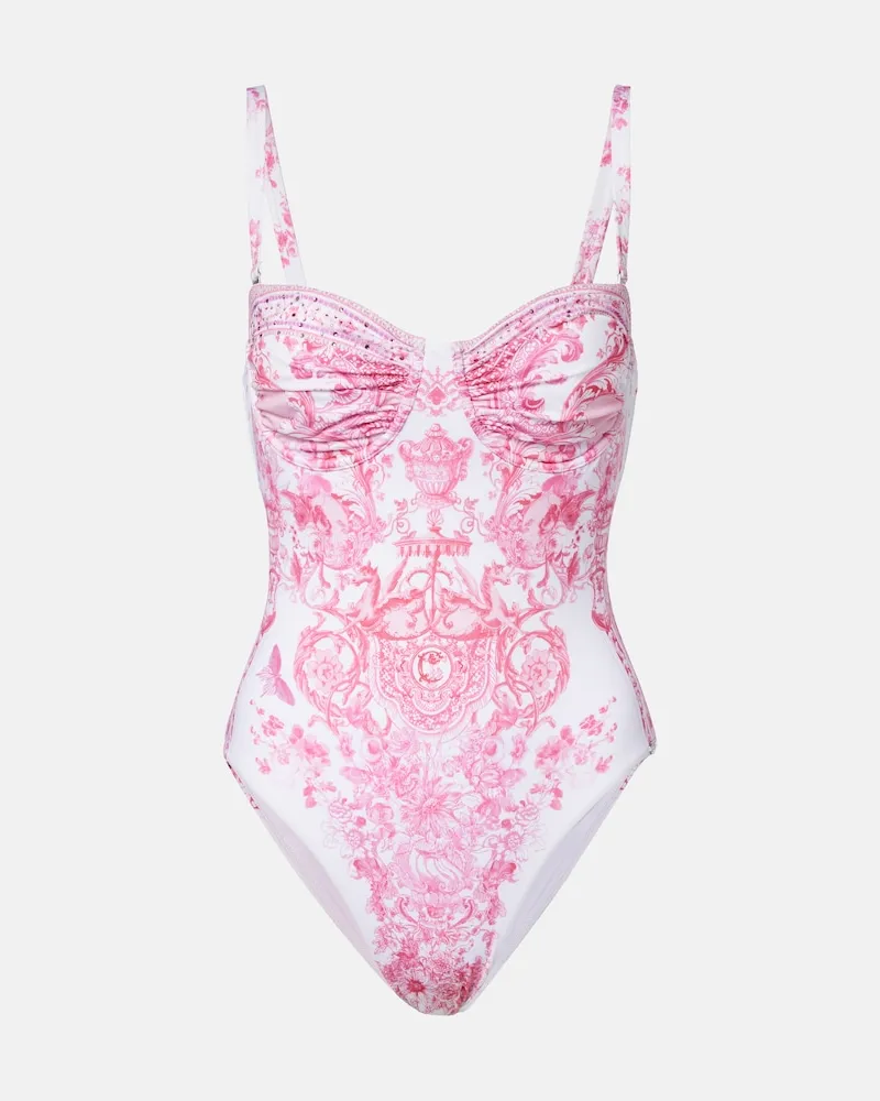Camilla Costume intero con stampa Rosa