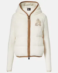 Moncler Giacca con logo Bianco