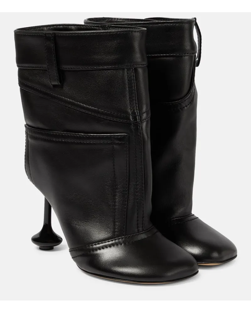 Loewe Stivaletti Toy in pelle Nero