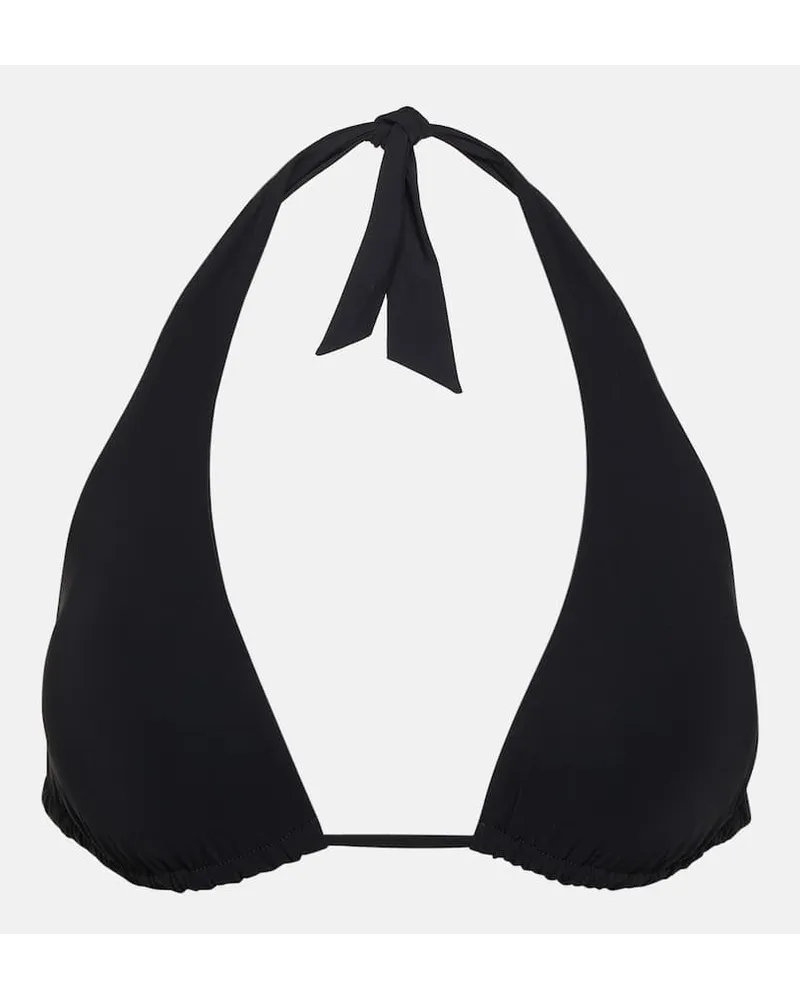 Dolce & Gabbana Top bikini con scollo allâamericana Nero