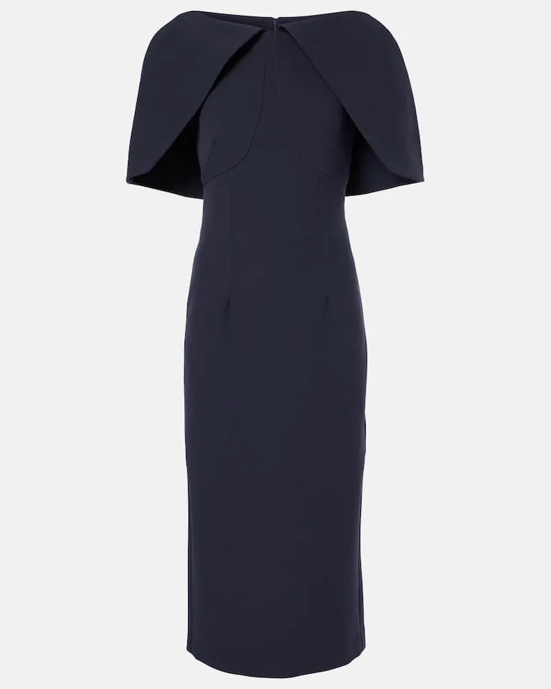 Safiyaa Abito midi Barb in crÃªpe Blu