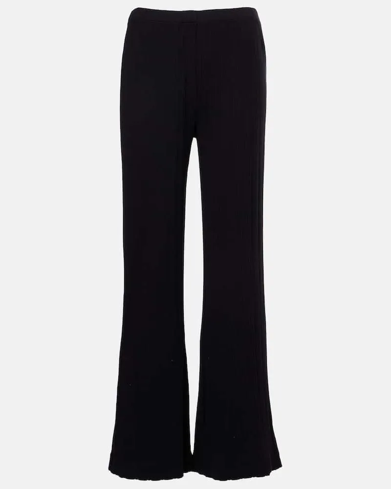 Velvet Pantaloni regular Alemi in misto cotone Nero