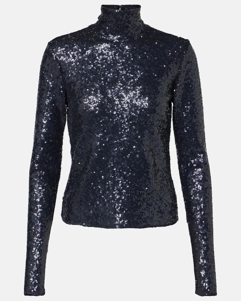 Ralph Lauren Lupetto con paillettes Blu