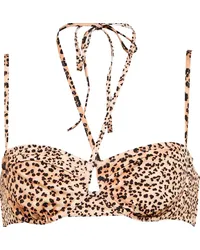 Ulla Johnson Top bikini Aleena con stampa leopardata Multicolore