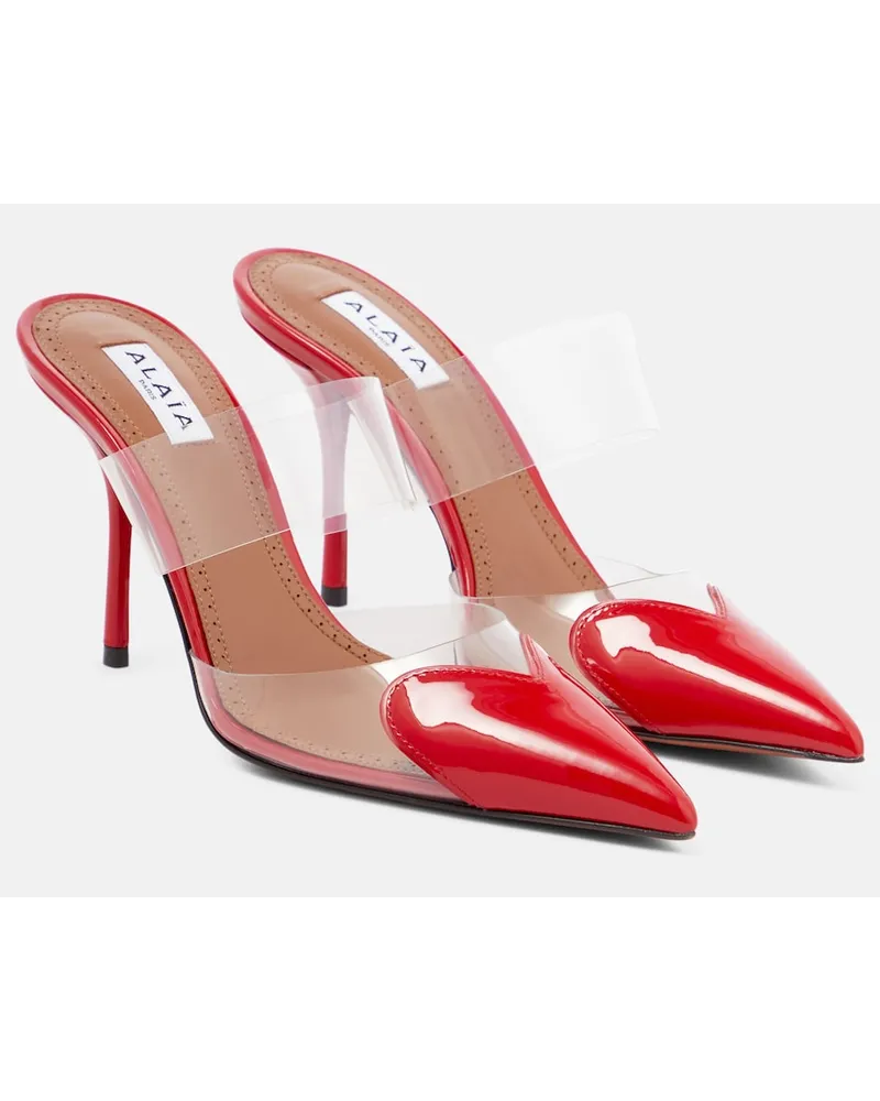 Alaïa AlaÃ¯a Pumps Le CÅur in PU e vernice Rosso