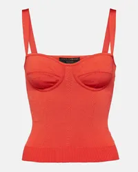 Dolce & Gabbana Top in maglia Rosso