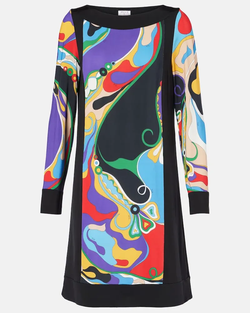 Emilio Pucci Abito corto Orchidee Multicolore