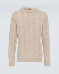 Kiton Pullover in cashmere Beige