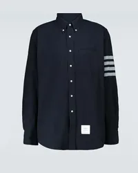 Thom Browne Camicia in cotone Blu