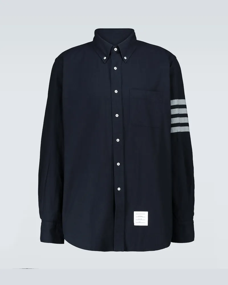 Thom Browne Camicia in cotone Blu