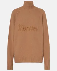 Moncler Pullover in lana e cashmere Beige