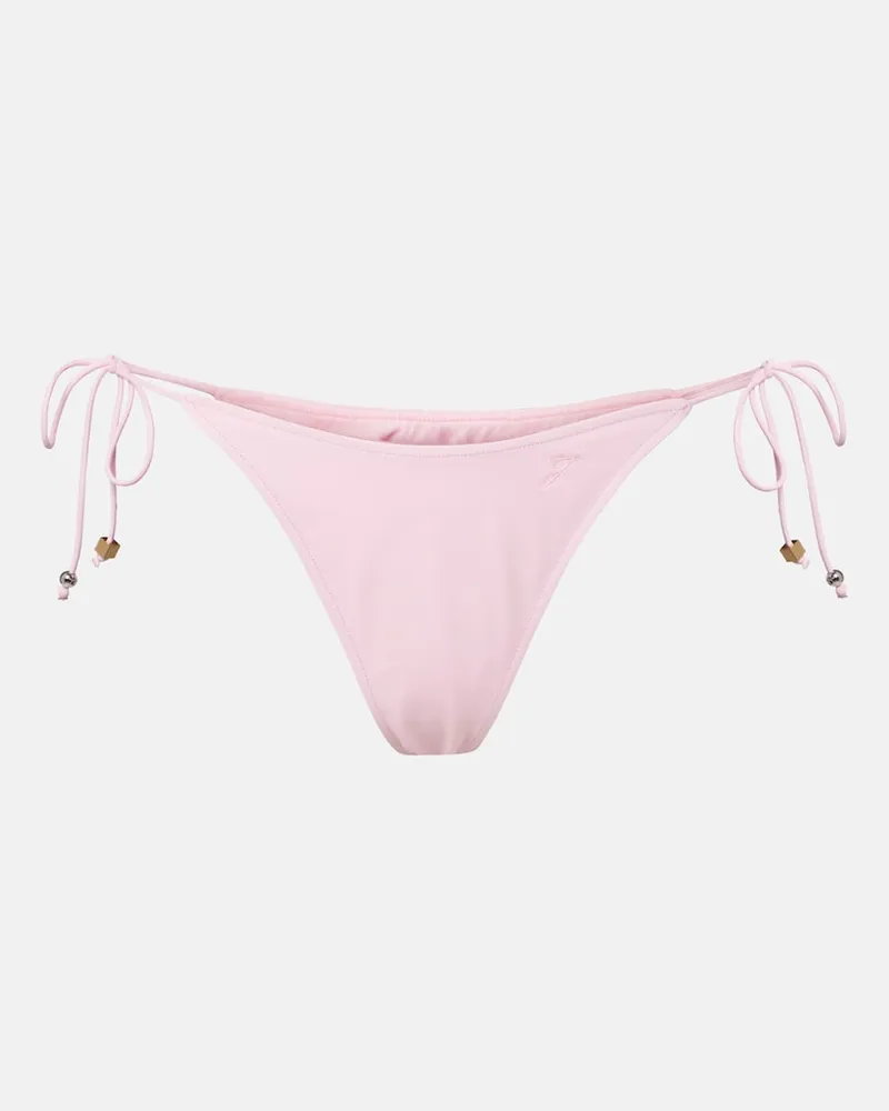 Jacquemus Slip bikini con borchie Rosa