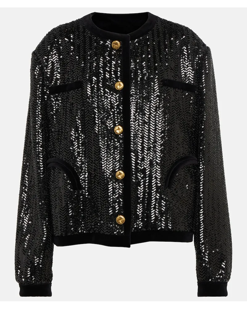 Blazé Milano BlazÃ© Milano Giacca con paillettes Nero