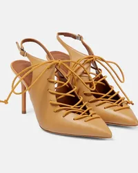 Malone Souliers Pumps slingback Alessandra in pelle Marrone