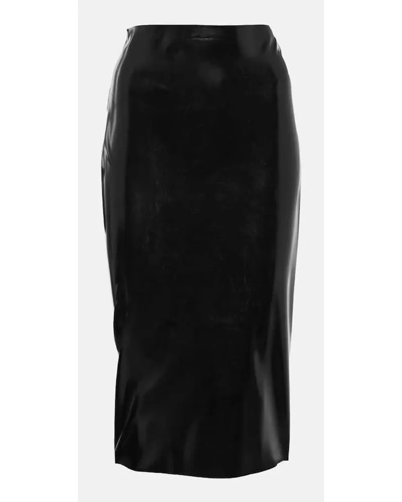 Alaïa AlaÃ¯a Gonna a tubino in latex Nero