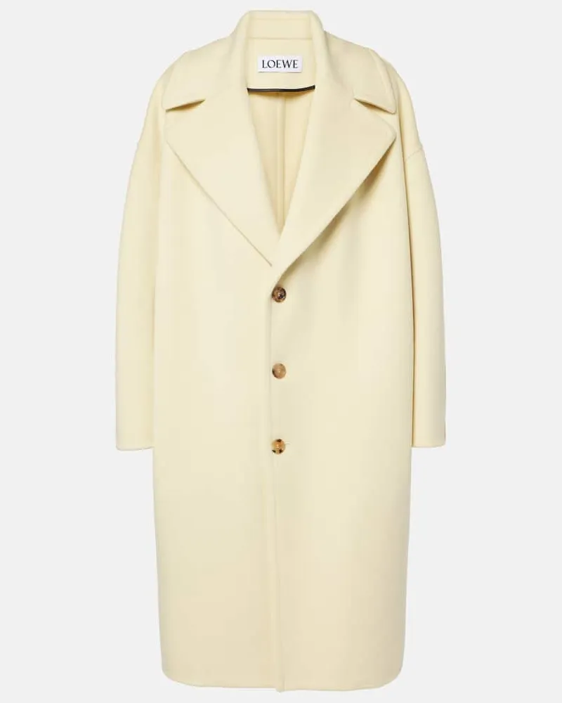 Loewe Cappotto in lana Giallo