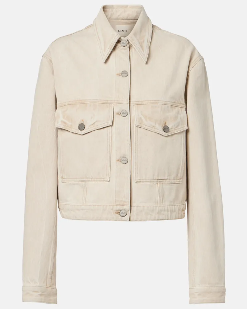 KHAITE Giacca di jeans Tomer Grigio