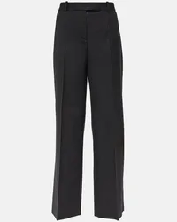 The Row Pantaloni Banew in lana vergine Nero