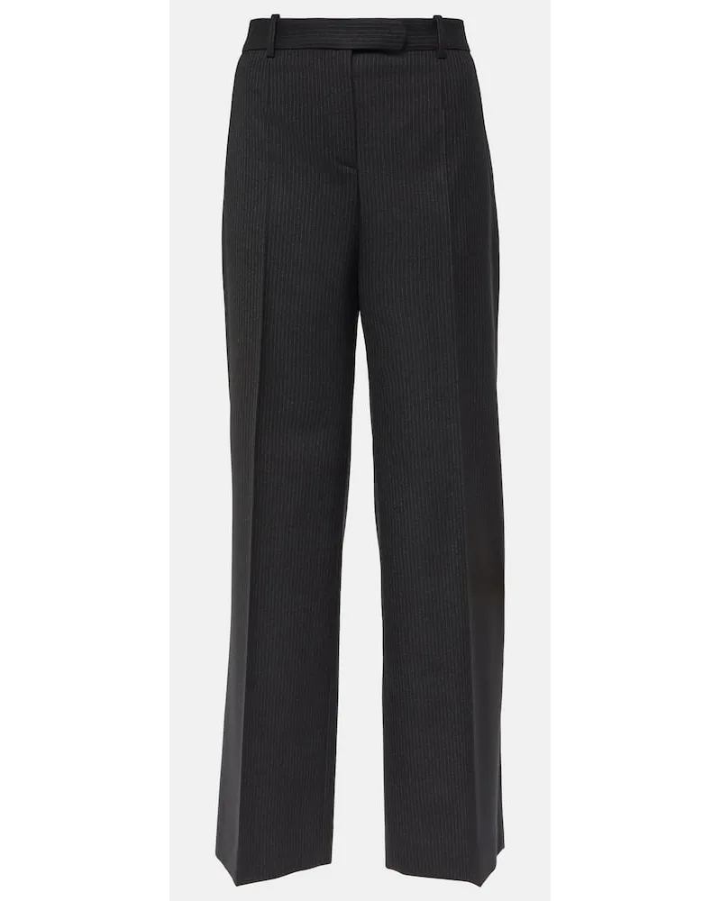 The Row Pantaloni Banew in lana vergine Nero