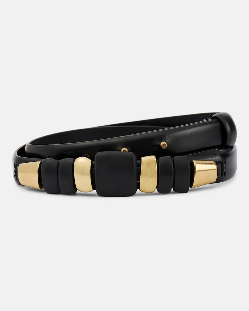 Isabel Marant Cintura Raissa in pelle Nero
